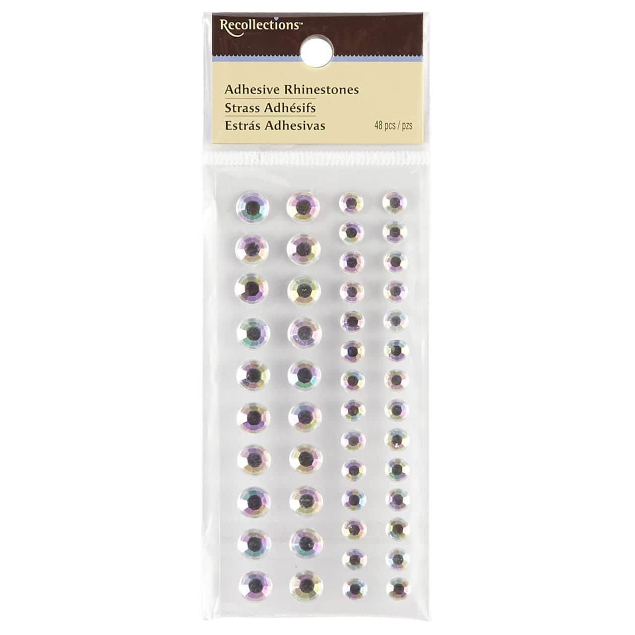 12 Pack: Two-Tone Rhinestones by Recollections™